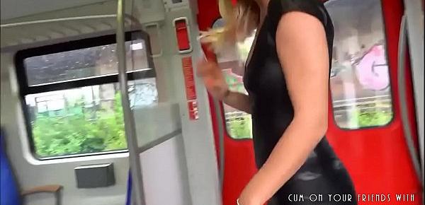  Hot German Amateur Slut Loves Pleasing Cock In Public